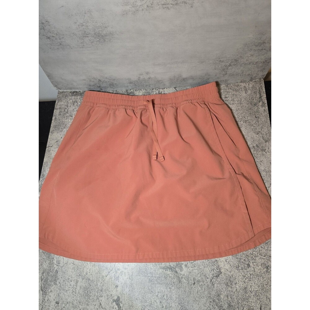 Patagonia Fleetwith Skort Medium Sienna Clay Orange Active Skirt Built In Shorts